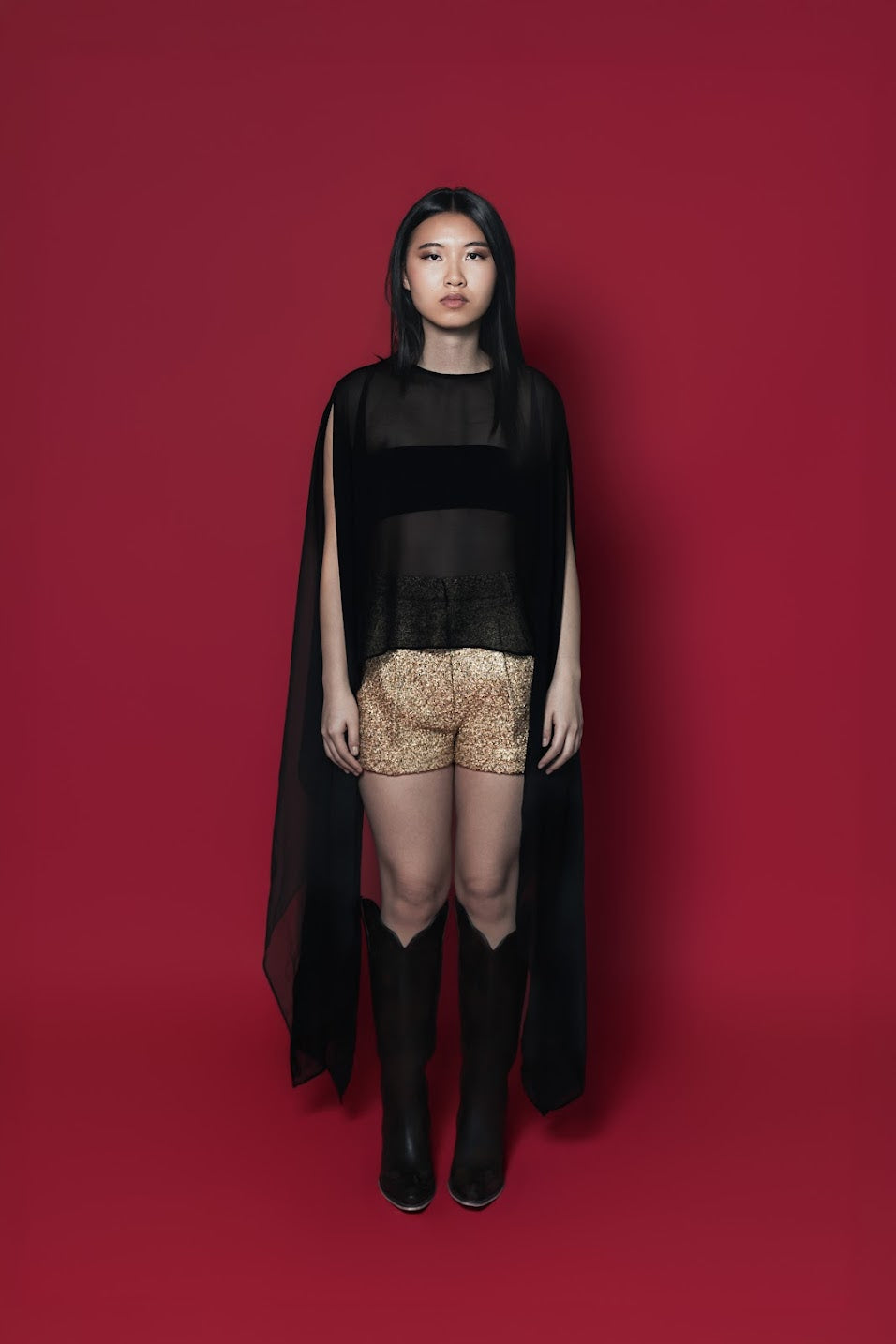 Kesar Shorts + Oorja Cape Bundle